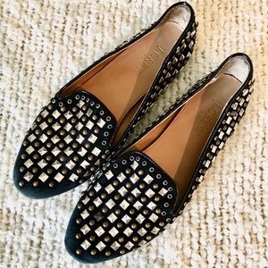 J CREW Collection Darby Studded Loafers/Flats